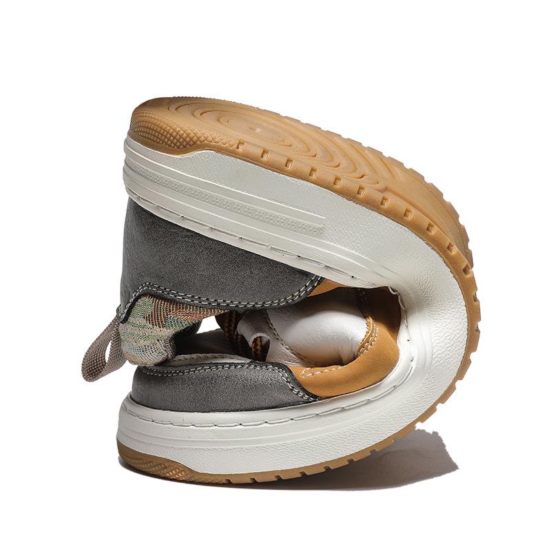 Men's Shoes 2025 New Autumn Trend Versatile Soft Sole Low-top Non-slip Board Shoes Work Sports Leisure Trendy Shoes