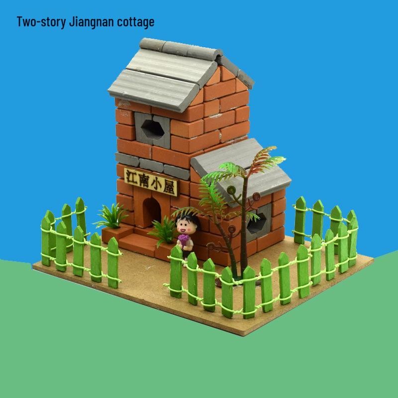 Little Bricklayer DIY Cement House Building Blocks - Educational Toy for Children