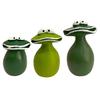 Whimsical Frog Garden Statue Cute Big Mouth Frog Figurine with Goofy Expression for Patio Lawn Yard Balcony Porch Outdoor Indoor Decor