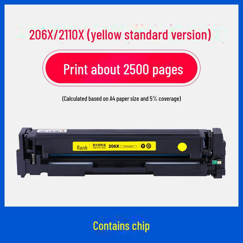 Gezhige 206a Toner Cartridge for HP: Compatible with M283fdw, M255dw, M255nw, M282nw, M283n Models.