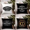 Moto G-GuzziS Pillow Case Sofa Living Room Bedroom Double-sided Printing Square Cushion Nap Time Cushion Cover