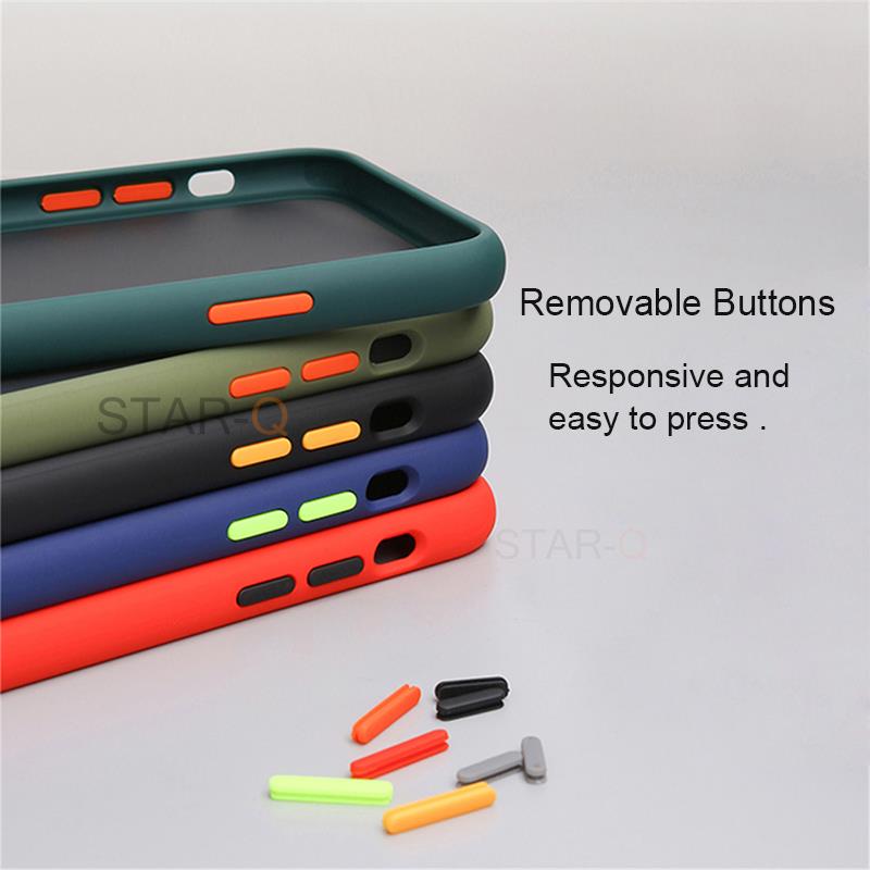 Matte Hard Case On For Xiaomi Redmi Note 8 Pro 9 9pro 7 Shockproof Silicone Back Cover Xiomi Redmi Note8 Note9 8pro