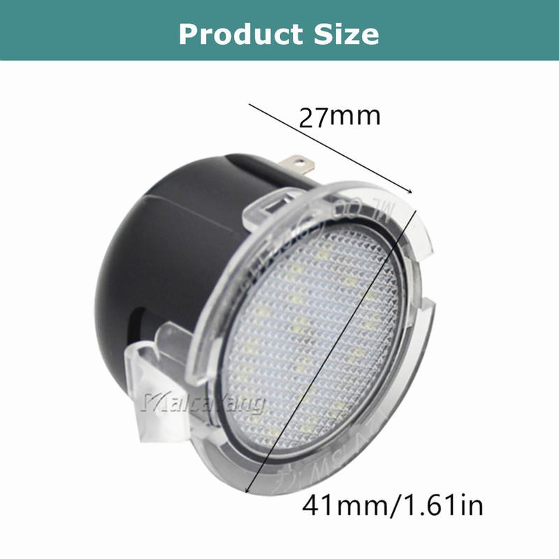 Neues 2-teiliges LED-Unterseiten-Spiegel-Bodenlicht für Ford Edge Fusion Flex Explorer Mondeo Taurus F-150 Expedition