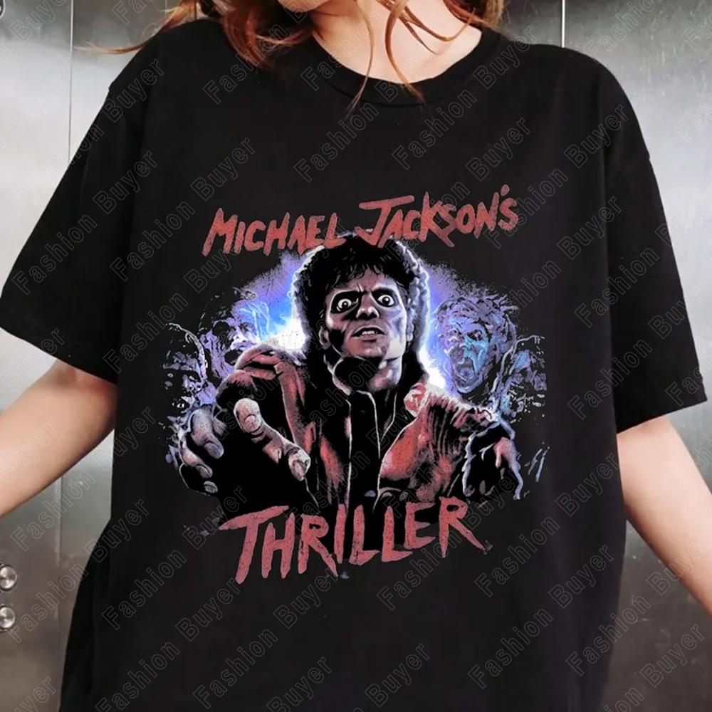 Michael Jackson Modern Redesign TShirt Unisex And Unisex Summer Cotton Y2k Clothing Fashion Round Neck Short Sleeved Tee Fan Gifts