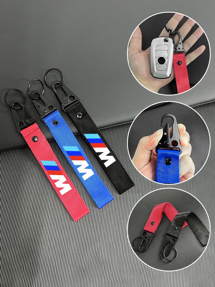 Car Keychain Strap Lanyards Keyring Work ID Hang Rope For BMW X1 X2 X3 X5 X4 X6 X7 G30 G20 G32 G11 G12 F40 F30 F20 F10 F34 F07 pdzp71