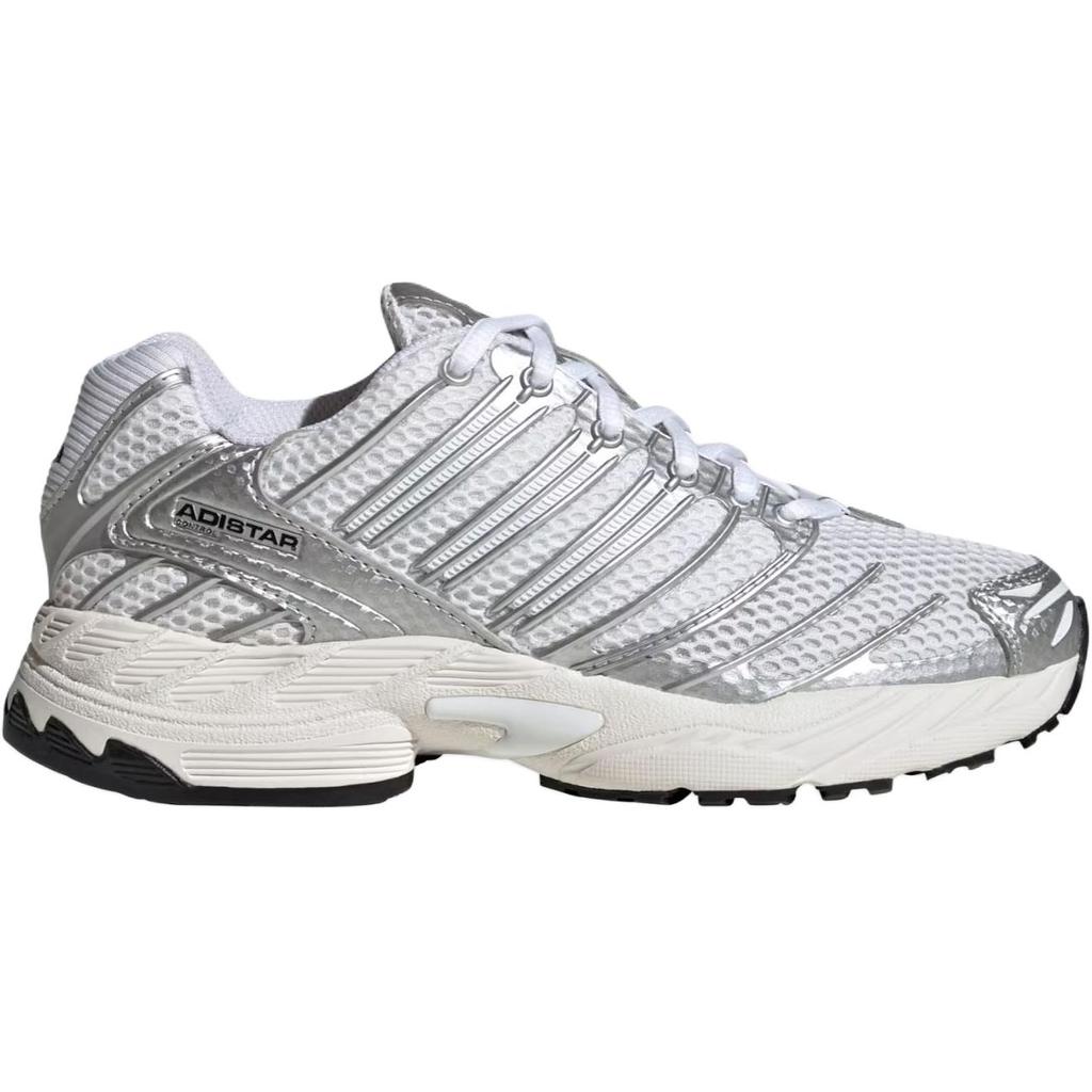 Adidas Adistar Control 3 Classic Comfortable Breathable Low-Top Kids Running Shoes Unisex sneaker White Silver KI8667
