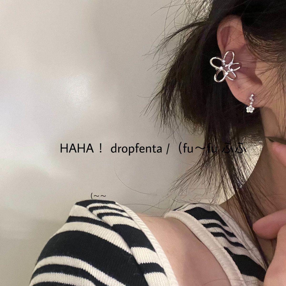 

Осень 2022 | Холодный стиль Полые серьги-каффы с цветочным узором для женщин (Пирсинг не требуется)