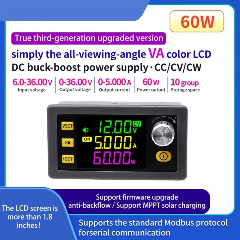 Direct Current Bucking Converters Step Down Module Power Supply Output 0-36V 5A Adjust Power Supply Module