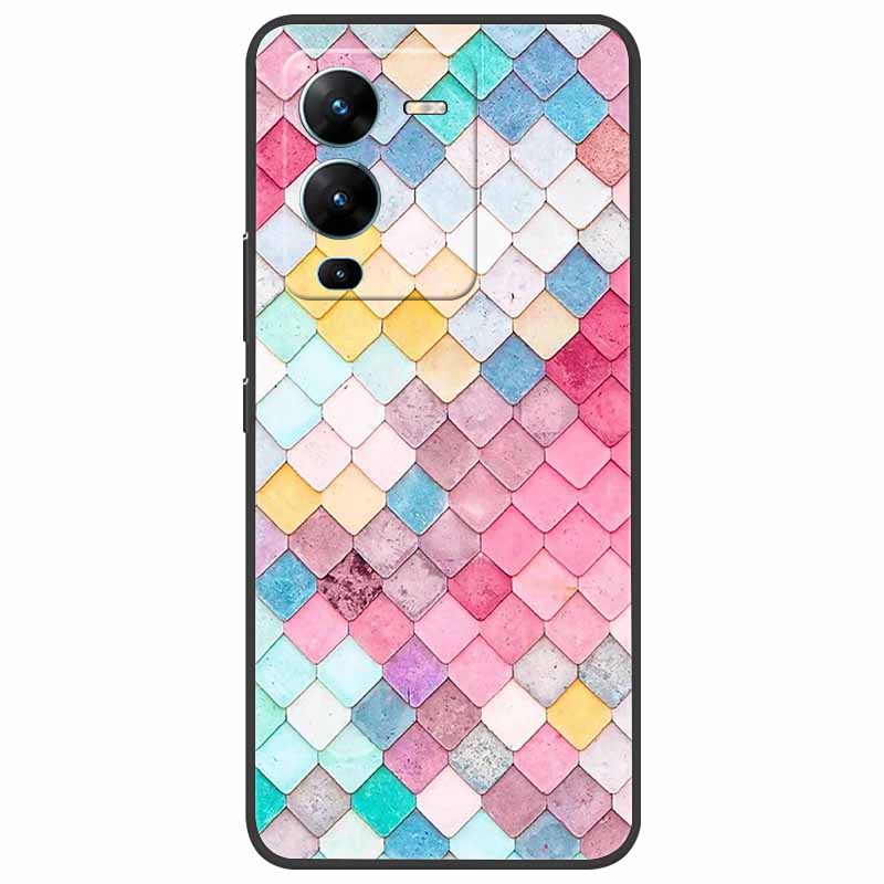 

Для vivo V25 Pro Чохол V2158 М який Силіконовий TPU Чохол для Телефону Для vivo V25 Pro 5G Чохол Ударостійкий Capa V 25 Pro V25Pro Coque Крутий For vivo V25 Pro