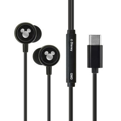 אוזניות סטריאו USB דמויות דיסני גורמה עם שלט ומיקרופון מסוג C מיקי מאוס, DNG-280MK