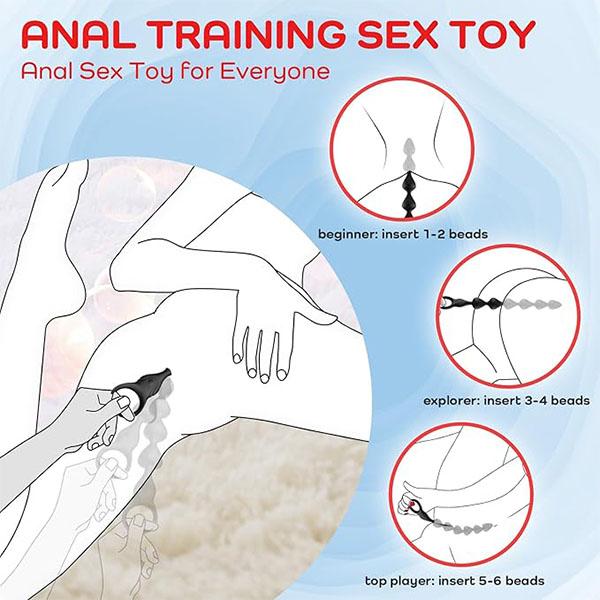 14.4 Inch Ultra-Soft Liquid Silicone Vibrating, Rechargeable Long & Flexible Vibrating Prostate Massager 10 Vibration Modes Sex Toys for Men Women