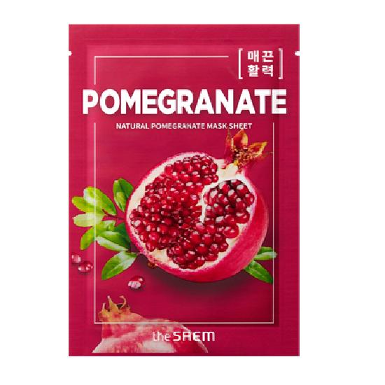 1+1 THESAEM Natural Mask Pack (Choose 1 of 5 Flavors: Aloe/Lemon/Green Tea/Honey/Pomegranate)