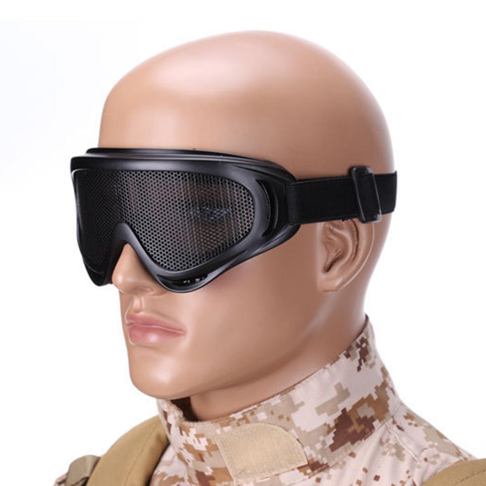Mesh Goggles Metal Anti Fog Safety Goggles Motorcycle X400 Mesh Goggles Eyesight Shield Headband