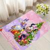 1pc Disney Cartoon Characters Pattern Carpet Area Rug Non-slip Carpet Hand Washable Floor Mat Suitable For Living Room Bedroom Home Decor Ro