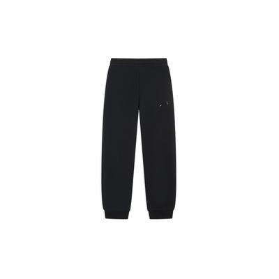 Li Ning Sports Lifestyle Series Solid Color Fleece Warm Casual Sports Pants Women Pants Black AKLSG62-2