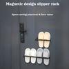 Door Shoe Rack Magnetic Wall-Mounted Shoe Rack Security Door Iron Door Bedroom Can Be Used For Slipper Rack Slipper Storage