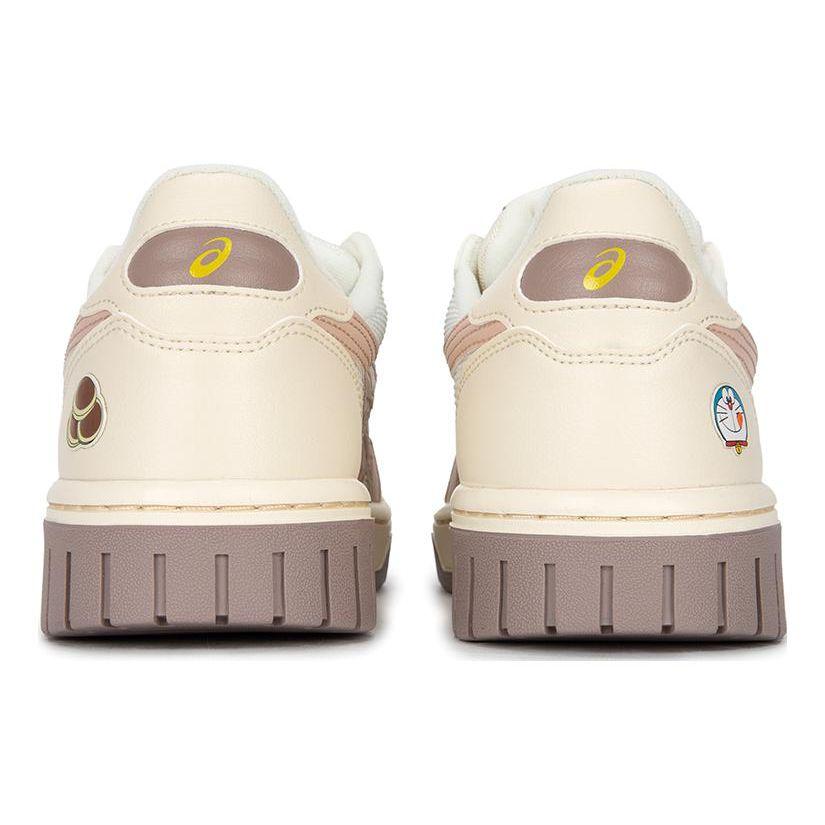 Asics Court Mz Fabric Synthetic Leather Non-Slip Round Toe Sports Low-Top Casual Shoes Unisex Casual Shoes White 1203A353-101