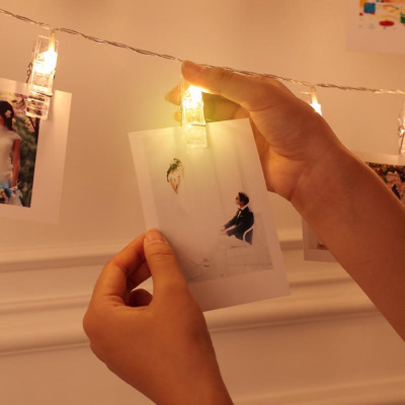 Star Photo Clip String Lights - Creative Room Decoration & Night Light Gift