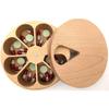 Wood Pill Box 7 Grids Medicine Tablet Dispenser Storage Case Portable Travel Weekly Drugs Container Holder