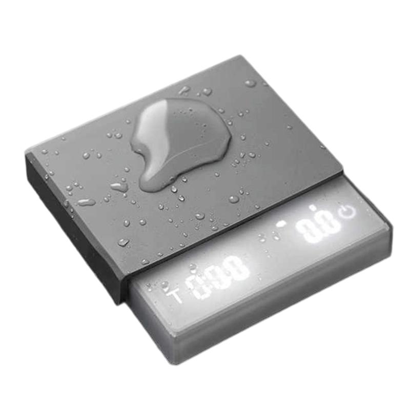 

Компактные портативные кофейные весы с двумя режимами заваривания, точностью измерения 0,1 г и USB-зарядкой 1 белый