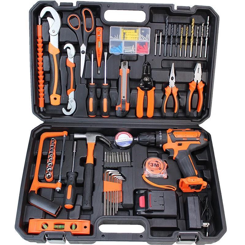 Aokedu Cordless Drill & Hardware Tool Set