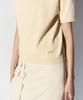 RE RHEE Half Sleeve Knit Top Lemon Yellow