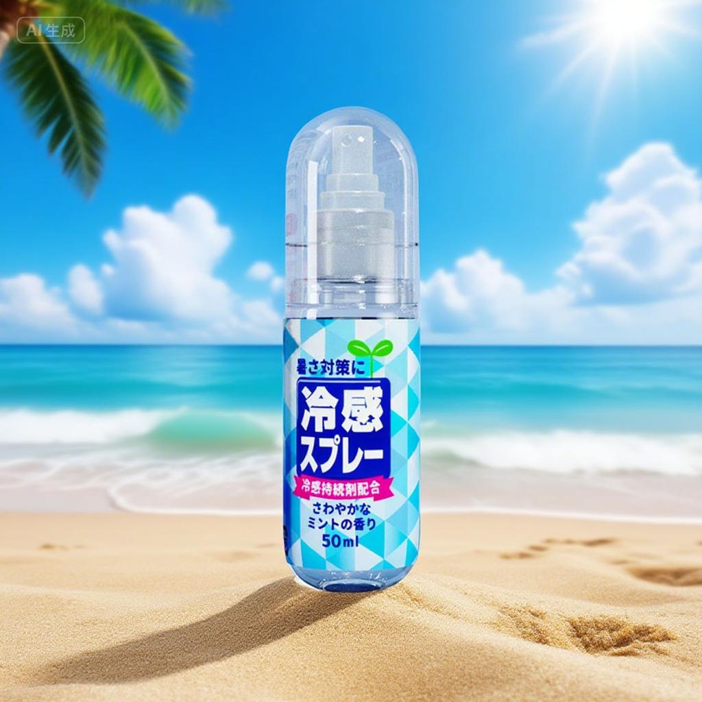 Cool Spray Is A Portable Outdoor Body Spray For Summer. It Provides A Soothing And Non-sticky Sensation 50ml