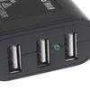 Portable Usb Power Adapter For Smart Phone Tablet Gps 12V 24V To 5V 2.1A Converter With Battery Clip 3 Ports Charging Adapter