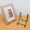 Metal Plate Display Stand Picture Frame Easel Tabletop Picture Stand Wire Easel for Display Photo Frame Book Sign Vinyl Record