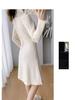 Elegant French Chic Knit Dress for Women - New Autumn/Winter Arrival, Perfect As a Base Layer or Inner Wear, Pairs Well with Coats.