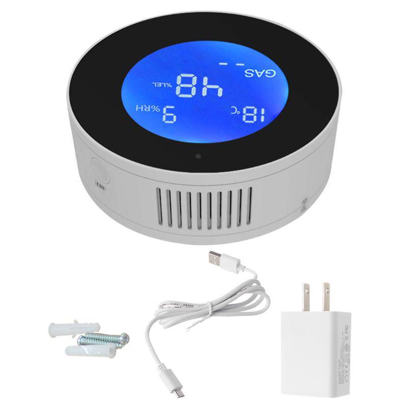 Tuya WiFi Kitchen Gas Leak Detector with Solenoid Valve