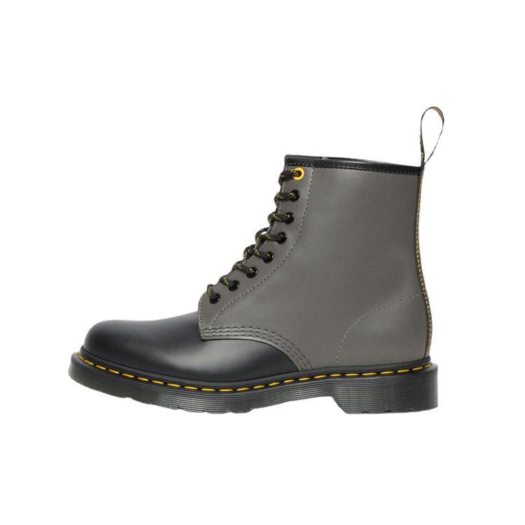 Dr. Martens 1461 Smooth Casual Lace-Up Short Boots Men boots Gray Black 27538001
