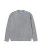UCLA Unisex Round Neck Cable Knit [M-Grey](Uzalk8A_51)
