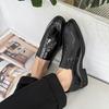 2025 Brand design men's derby shoes Moccasins men's loafers thick soled casual men's social formal shoes