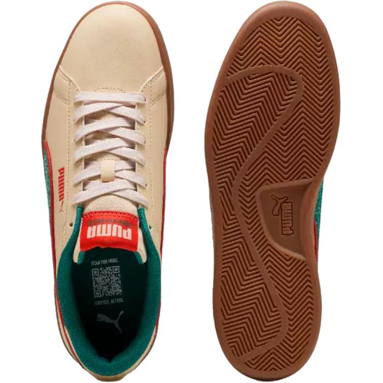 Puma Smash 3.0 Comfortable Versatile Durable Low-Top Sneakers Unisex Sneakers Beige 402630-01