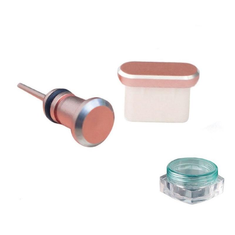 Universal Type-C laddningsport Anti-dammskydd 3,5 mm hörlursuttag Dammkontakt Laddarport