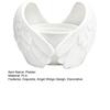 Angel Wings Planter, 3D Printed Decorative Flowerpot, White Feathered Wings Plant Pot for Succulents Small Plants