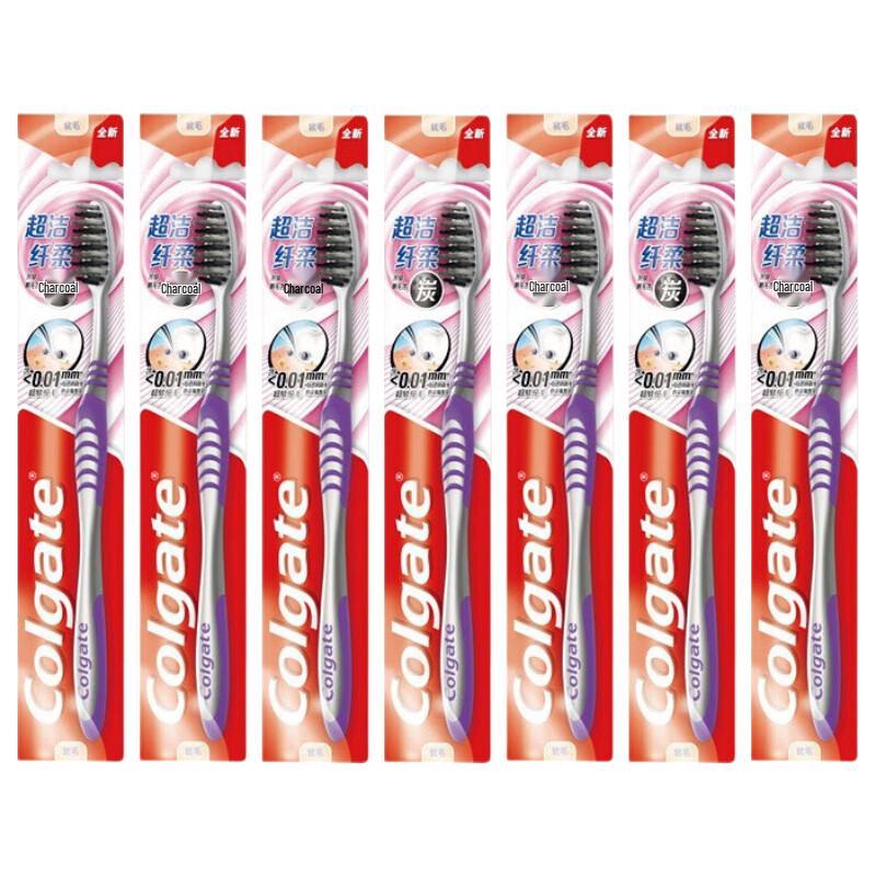 Colgate Super Clean Slim Soft Toothbrush, 7-Pack