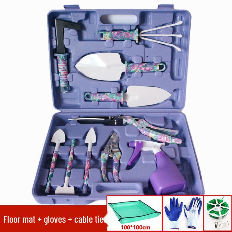 Three-Piece Gardening Tool Set: Mini Shovel Kit for Planting, Bonsai, and Potted Flowers