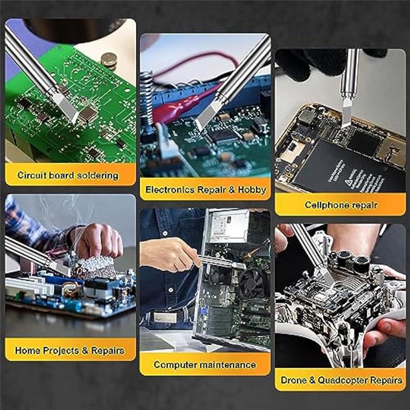 A44Z-Cordless Soldering Iron Station For 20V Battery,Battery Powered Digital Soldering Iron With T12 Tip