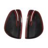2pcs Carbon Fiber Look Car Side Door Rearview Mirror Protect Frame Cover Trims For Honda Odyssey VTi-L 2015 2016 2017 2018