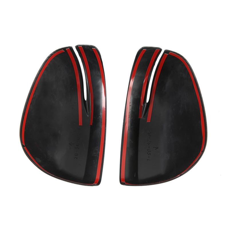 2pcs Carbon Fiber Look Car Side Door Rearview Mirror Protect Frame Cover Trims For Honda Odyssey VTi-L 2015 2016 2017 2018