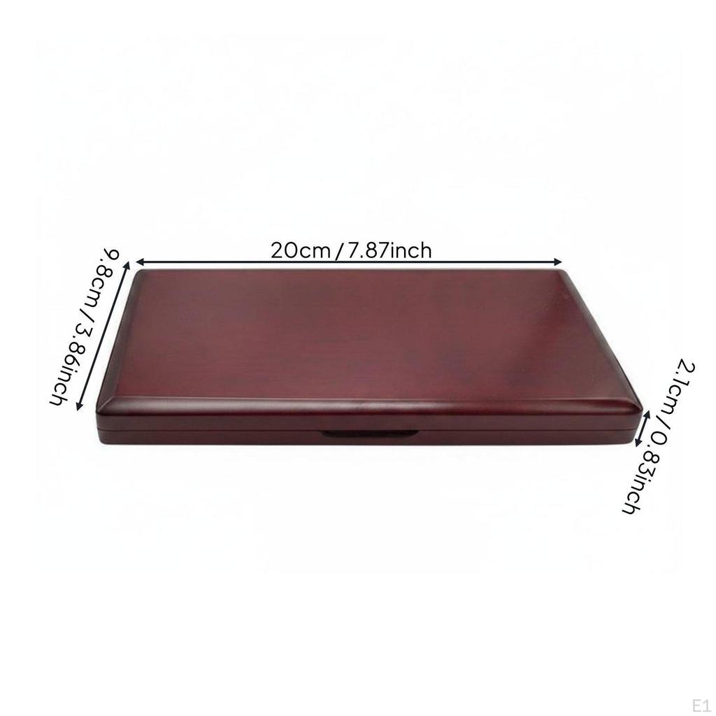 Wooden Oboe Tone Strips Case 20Slot Capacity Hardwood Woodwind Music Accessory for