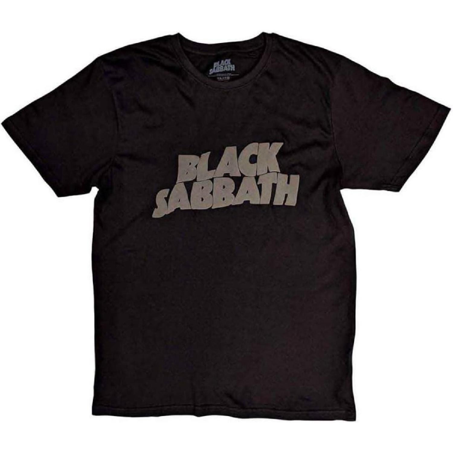 Black Sabbath Wavy Hi Build Band Logo T Shirt XXXXXL разноцветный