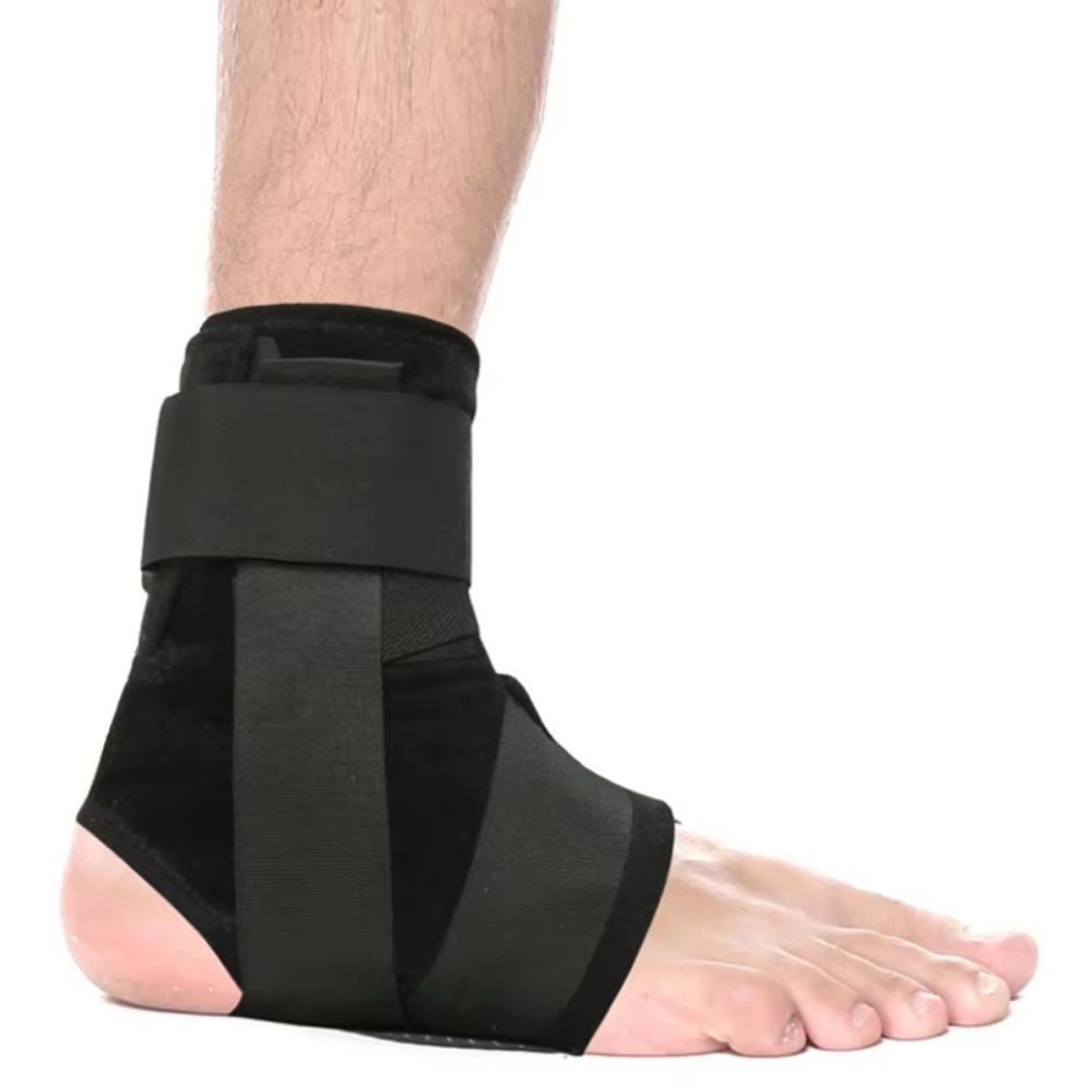 Ergonomic Design Ankle Support Wrap Adjustable Straps Foot Ankle Protector  Injury Recovery