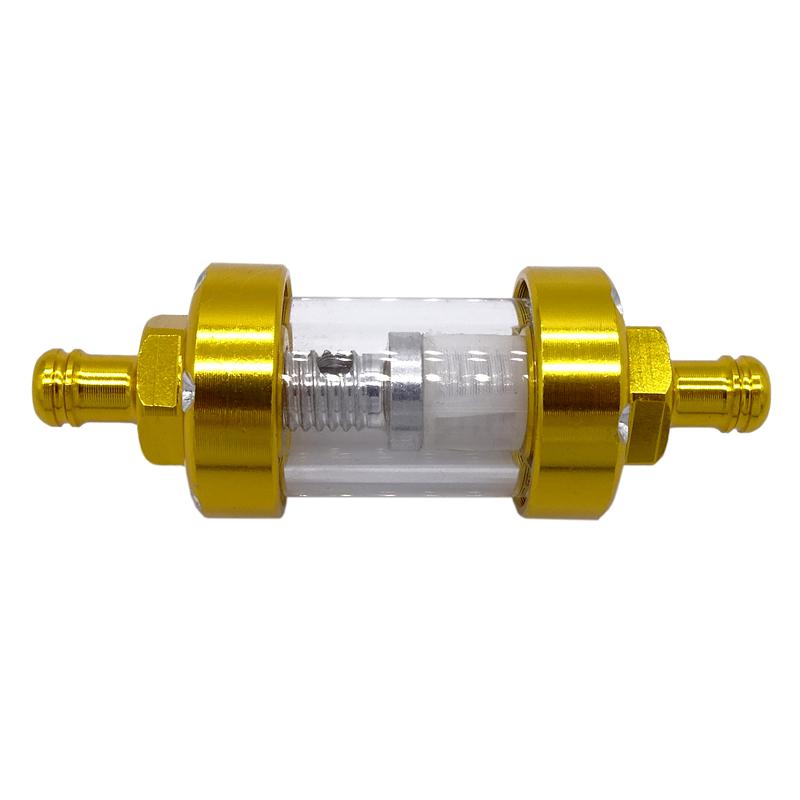 Univerzální 5 barev Motocyklový plynový palivový filtr Benzínový filtr Průhledné hadice Vnitřní otvor Sítko Příslušenství Moto