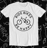 Outdoor Sports Style, Cycling A Bicycle, Happy Mountain Bike Rider, Retro Funny Emoji Gift T Shirt, for Both Men and Women