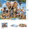 Jigsaw Puzzles 1000 Pieces for Adults Animal World 1000 Piece Puzzles Creative Adult Puzzles 1000 Piece