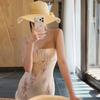 2026 European and American summer new comfortable leisure vacation wind floral suspender high-end design dress women