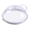 Heat Resistant Lid for Microwave Food Microwave Food Anti-Sputtering Cover With Handle